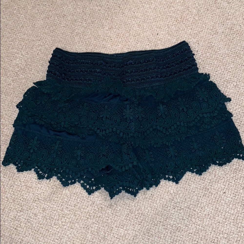Crochet Evergreen Shorts